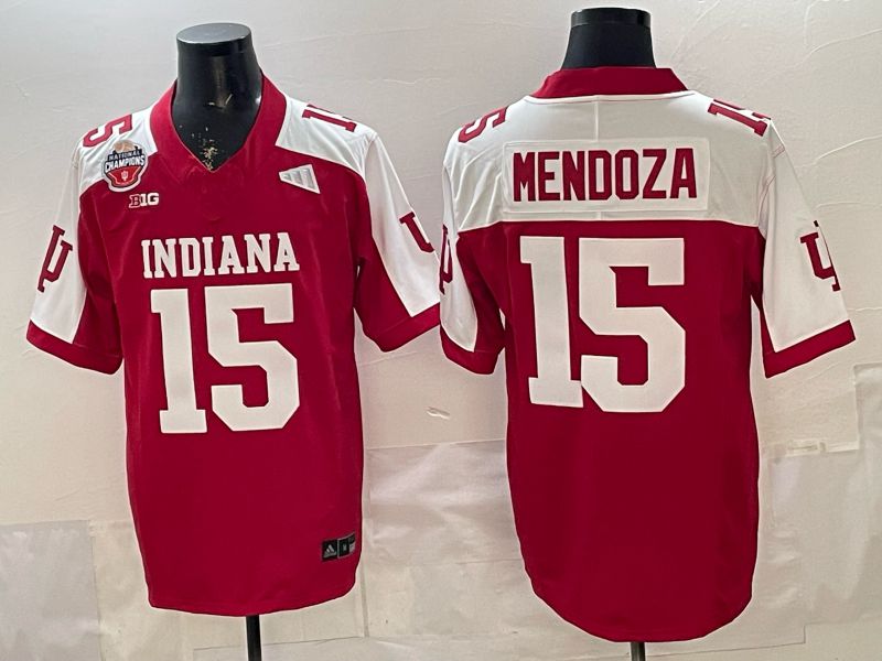 Men 2026 Ohio State Buckeyes #15 Mendoza Red Limited NCAA Jersey 087->ncaa teams->NCAA Jersey
